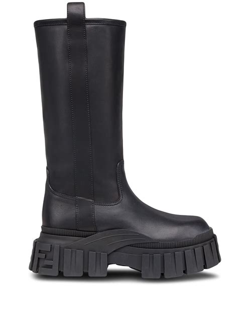 fendi calf boots